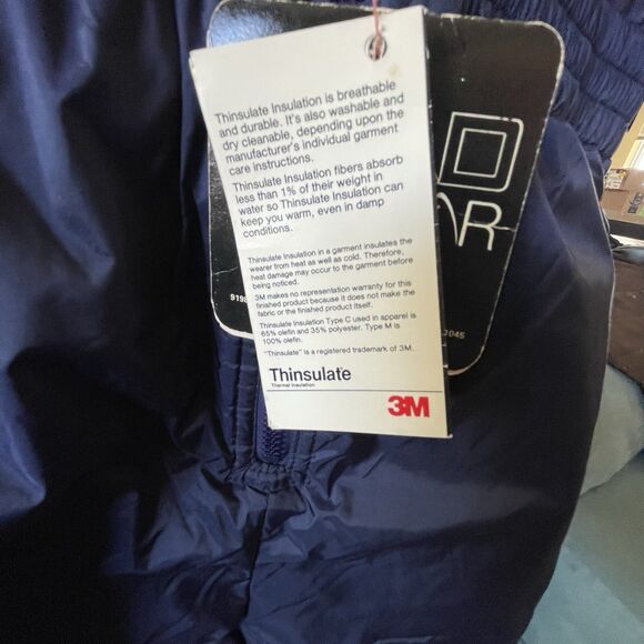 Vintage Womens Zipper Bib Pants Size 12 Ski Snowboard Blue Insulated Adjustable - Picture 6 of 12